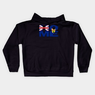Turks and Caicos Collections Flag Spelling HOME - Soca Mode Kids Hoodie